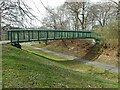 Bridge over a footpath