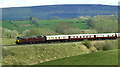 Alnwick Castle locomotive on the Settle line