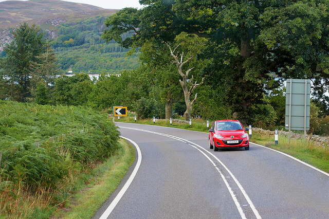 A9 Near Loch Fleet © David Dixon Geograph Britain And Ireland 4425