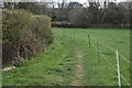 Field edge path beside Horsepool Lane