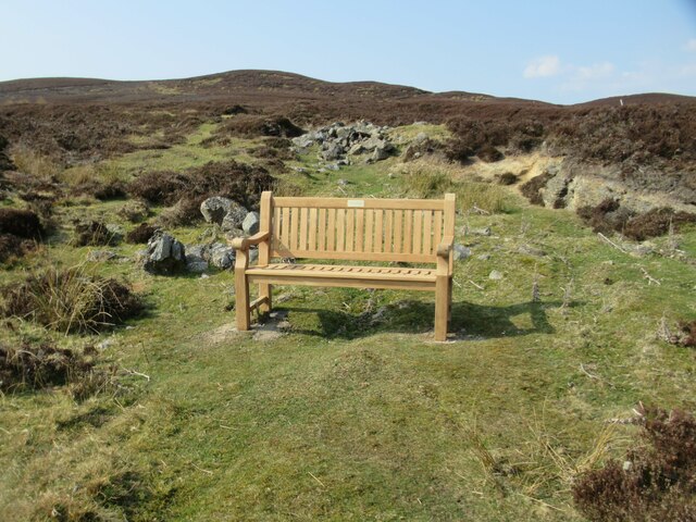 Newly Installed Bench on the Edge of the Moors