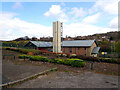 The rear of Shipley fire station seen from Wallbank Drive, Shipley