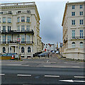 Hove: stucco and a distant spire