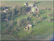 TF2799 : Grainsby Church and Manor Farm: aerial 2022 by Simon Tomson