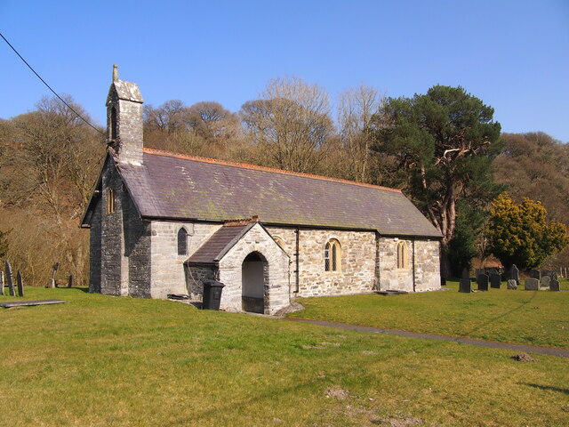 St Michael's Church, Llanfihangel Glyn... © Chris Andrews :: Geograph ...