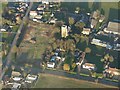 Yarburgh church and village: aerial 2022