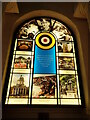 Stained glass window at Bentley Priory