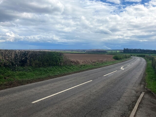 A616 Road Approaching Cuckney