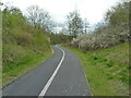 Shared use path behind the shops on the Retail Park