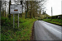 H4863 : Sign for Beragh / Ballygawley by Kenneth  Allen