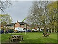 Knutsford Moor: picnic area and green flag