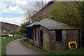 A derelict building at Elland Lock, The Calder and Hebble Navigation