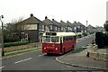 Booth and Fisher bus at Dronfield -1979
