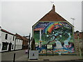 ST4938 : Glastonbury - Mural Trail by Colin Smith