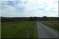 Road above Glebe Farm