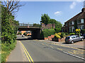 SP3065 : Rugby Road and railway bridge, Royal Leamington Spa by Robin Stott