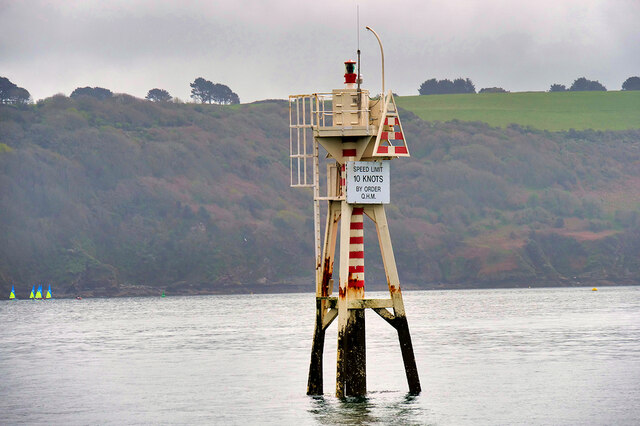 Navigation Beacon in Plymouth Sound