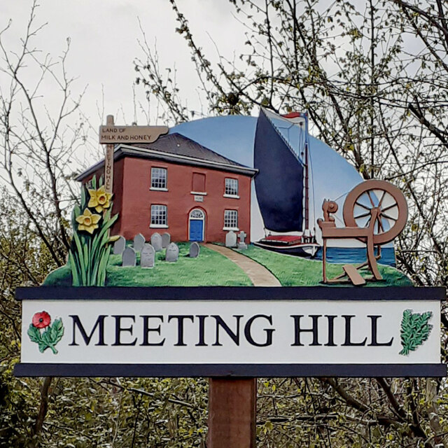 Meeting House Hill village sign