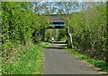 Approaching the A19 road bridge at Toll Bar