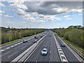 M23 looking south from Church Lane bridge