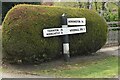 Direction Sign ? Signpost on the B1191 Horncastle Road at Martin Moo