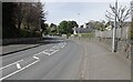 Bryansford Road ascending inland on the western outskirts of Newcastle