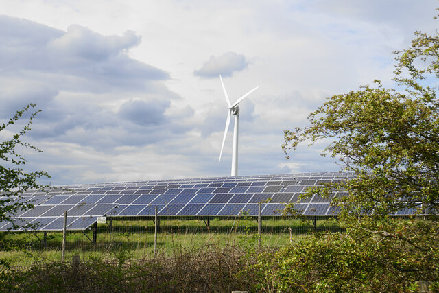 Renewable energy near Duckmanton © Bill Boaden :: Geograph Britain and ...