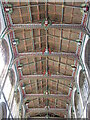 ST5445 : Wells - St Cuthbert's Church Ceiling by Colin Smith