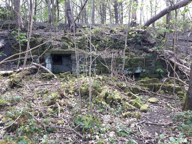 Bramley Fall: an old quarry building © Stephen Craven cc-by-sa/2.0 ...