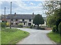 Cottages by road junction