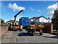 Container removal in Rhiwbina