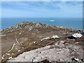 SH2183 : View towards North Stack (Ynys Arw) on Holyhead Mountain by Mat Fascione
