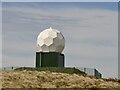 NS6182 : Weather radar, Holehead by Richard Webb