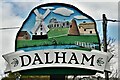 Dalham: Village sign