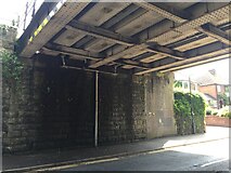 SP3065 : Underside of Rugby Road railway bridge, Royal Leamington Spa 2/2 by Robin Stott