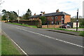 Row of cottages on Crick Road