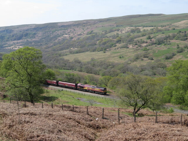 Coal train in the Taf Bargoed valley