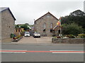 Patriotic flags at Ty Capel Cedron