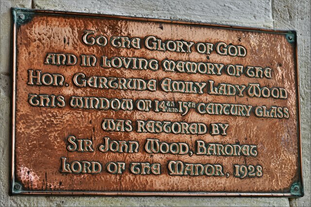 Risby St Giles Church Chancel Window Michael Garlick