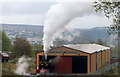 SO2309 : Blaenavon's Heritage Railway - Jessie letting off steam by Chris Allen