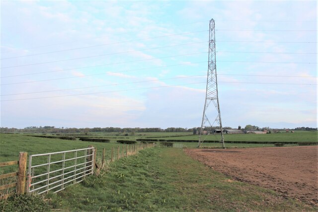 Electricity pylon at East Hungryhill