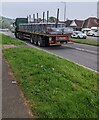 ST3091 : Pontrilas Sawmills lorry, Malpas, Newport by Jaggery