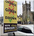 Stormont Election 2022: Alliance Poster on Main Street, Newcastle