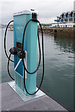 SX4853 : Boat charging point - Mount Batten Ferry Terminal Jetty by Stephen McKay
