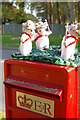 May postbox topper, Aldeburgh