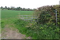 Footpath across the field to Overthorpe