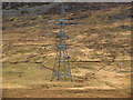 NN4895 : Power line tower below Creag Mhor by Jim Barton
