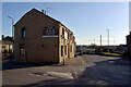 The junction of Delf Lane and Crowtrees Lane (A643), Rastrick