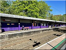 SP0581 : Bournville railway station by Andrew Abbott