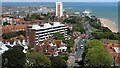 View NE over Eastbourne